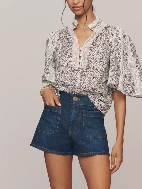 Maeve Pants - Maeve By Anthropologie Denim Colette Shorts *16, NWT